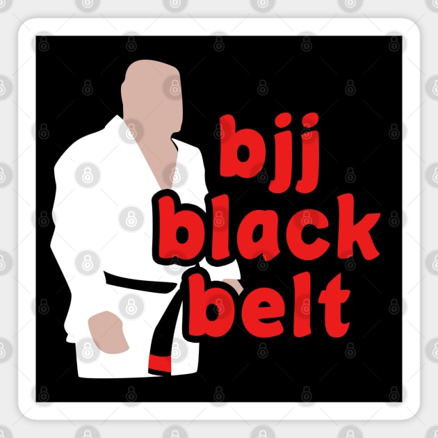 Bjj black belt - brazilian jiu-jitsu Magnet by fighterswin